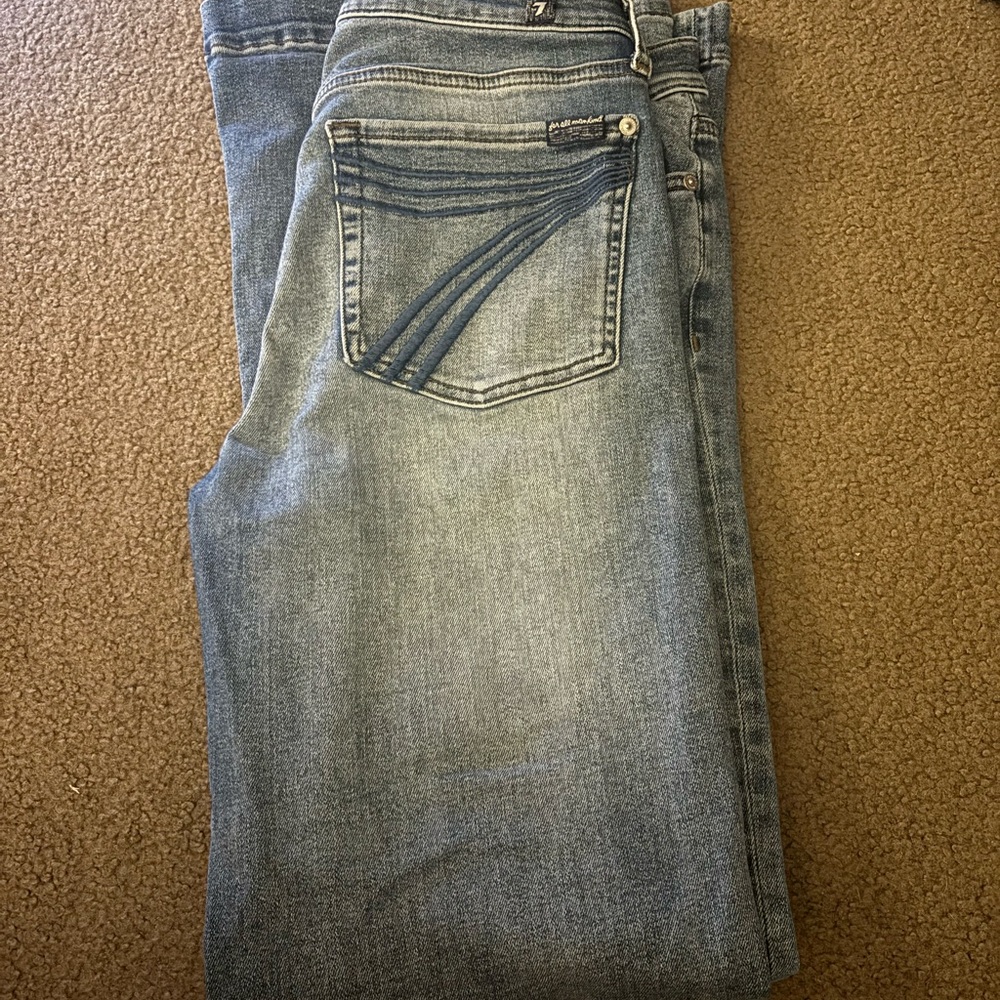 7 For All Mankind Dojo Light Wash Jeans